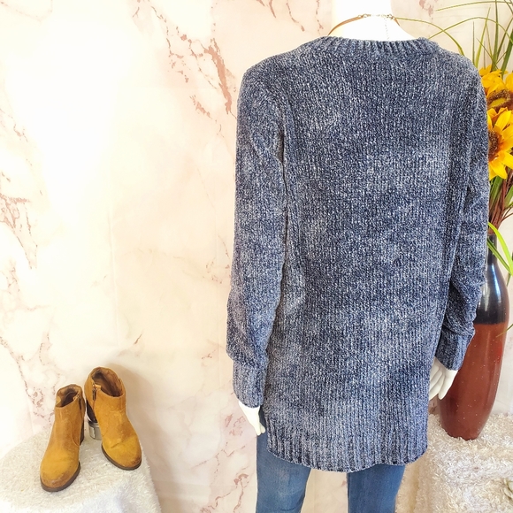 NWT! Super plush rib knit pullover sweater tunic - Picture 4 of 9